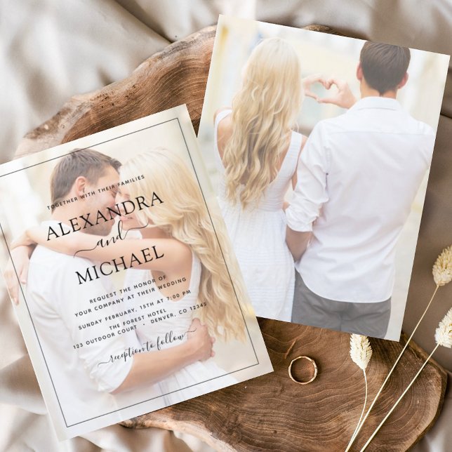 Budget Photo Picture Wedding Invitations (Creator Uploaded)