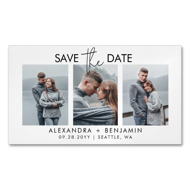 Budget Photo Save the Date Magnets (Front)