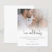 Budget Photo Script Engagement Love and Thanks