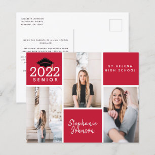 BUDGET Photo Senior Graduation Postcard