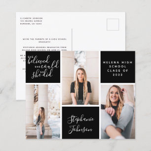 BUDGET Photo Senior Graduation Postcard