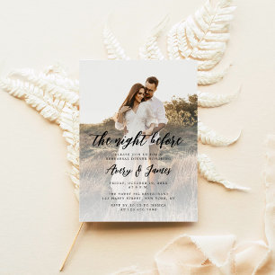 BUDGET Photo The Night Before Rehearsal Dinner