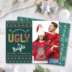 Budget Photo Ugly Sweater Christmas Green Card