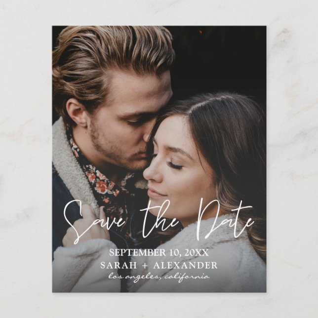 Budget Photo - Vertical Save the Date Flyer (Front)