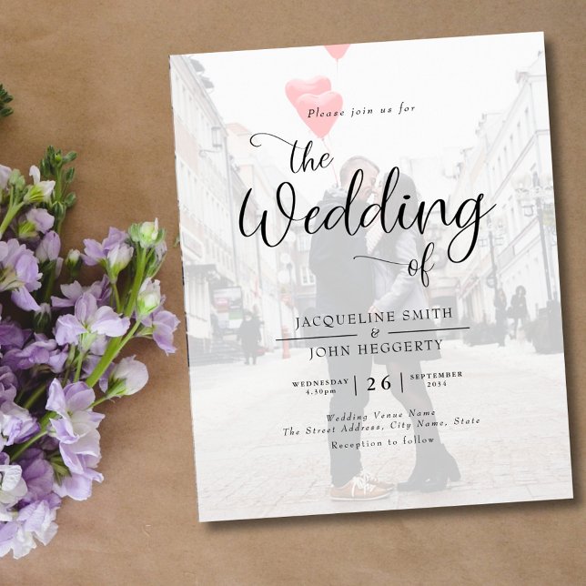 Budget Photo Wedding Invitation Flyer (Creator Uploaded)