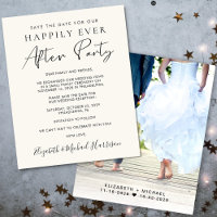 Budget Photo Wedding Reception Cream Save The Date