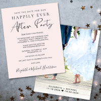 Budget Photo Wedding Reception Pink Save The Date