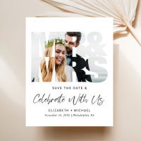 Budget Photo Wedding Reception Save The Date