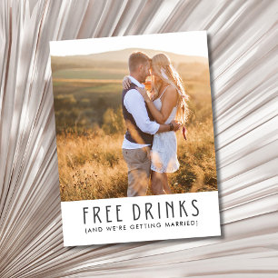 Budget Photo Wedding Save the Date  Announcement Postcard