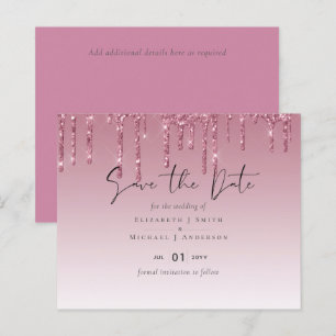BUDGET Pink Glitter Wedding