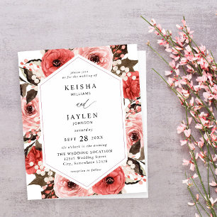 Budget Pink & Red Pink Floral Wedding 2