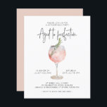 Budget Pink Wine Aged to Perfection 40th Birthday<br><div class="desc">Can be customised to suit your needs.

// Looking for matching or complementary items? Other stationery from the set available in the ‘collections’ section of my store.

THIS IS A BUDGET OPTION - PREMIUM OPTION ALSO AVAILABLE</div>