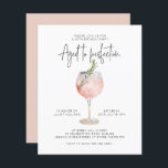 Budget Pink Wine Aged to Perfection 40th Birthday<br><div class="desc">Can be customised to suit your needs.

// Looking for matching or complementary items? Other stationery from the set available in the ‘collections’ section of my store.

THIS IS A BUDGET OPTION - PREMIUM OPTION ALSO AVAILABLE</div>