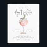 Budget Pink Wine Aged to Perfection 50th Birthday  Flyer<br><div class="desc">Can be customised to suit your needs.

// Looking for matching or complementary items? Other stationery from the set available in the ‘collections’ section of my store.

THIS IS A BUDGET OPTION - PREMIUM OPTION ALSO AVAILABLE</div>