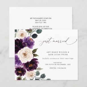 Budget Plum Purple Ivory Eggplant Announcement