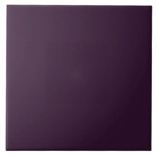 BUDGET PLUM PURPLE Monochrome Template Ceramic Tile