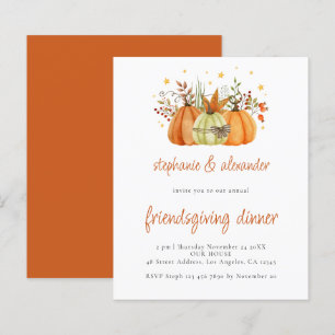 BUDGET Pumpkins Friendsgiving Dinner Thanksgiving