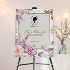 Budget Purple Florals Bridgerton Bridal Shower