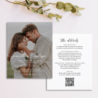 BUDGET QR Code All in One Elegant Stylish Wedding