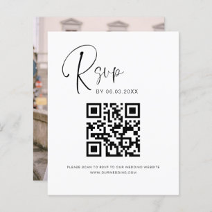 Budget QR Code RSVP Wedding Photo Website