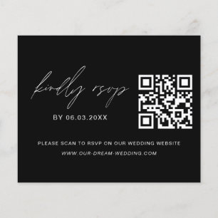 Budget QR Code RSVP Wedding Website