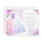Budget Quinceanera Invitation Bilingual Colourful