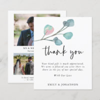 BUDGET Quote Eucalyptus Wedding 3 Photo Thanks