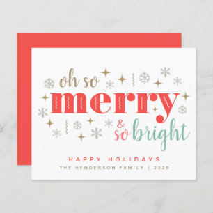 Budget Retro Christmas Oh So Merry