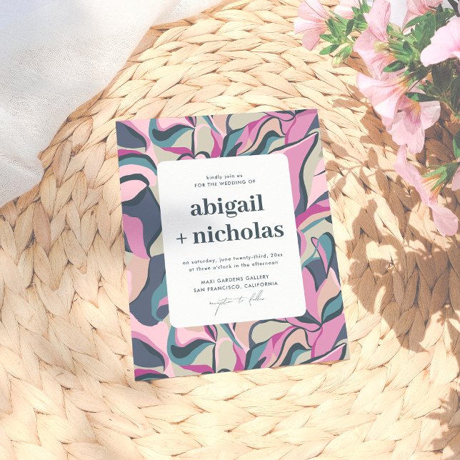 Budget Retro Groovy Colourful Abstract Wedding (Creator Uploaded)