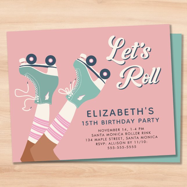 Budget Retro Roller Skating Birthday Party (Creator Uploaded)