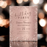 Budget Rose Gold Glitter 80th Birthday Invitation Flyer<br><div class="desc">Celebrate in style without breaking the bank with the Budget Rose Gold Glitter 80th Birthday Invitation! Featuring a sparkling rose gold glitter design, this elegant yet affordable invitation sets the tone for a fabulous 80th birthday celebration. Perfect for those who want to make their special day unforgettable while staying within...</div>