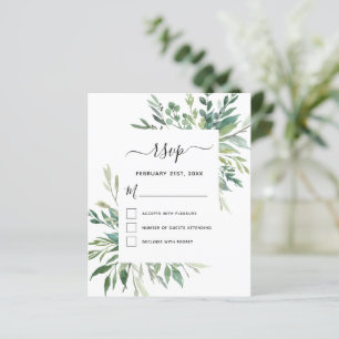 Budget RSVP Botanical Greenery Foliage