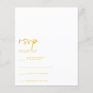 BUDGET RSVP Card