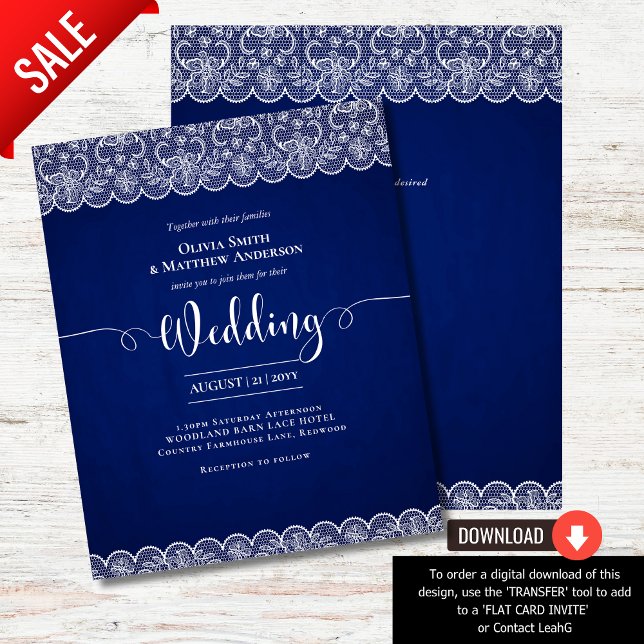 BUDGET Rustic BLUE White Lace Farmhouse Wedding (Creator Uploaded)