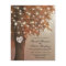 Budget Rustic Fall Heart Tree Wedding Invitation
