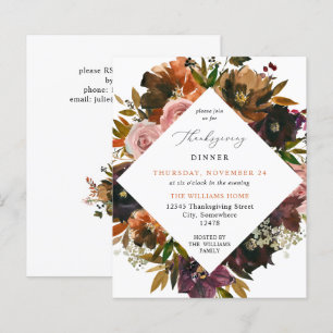 Budget Rustic Gold Fall Floral Thanksgiving