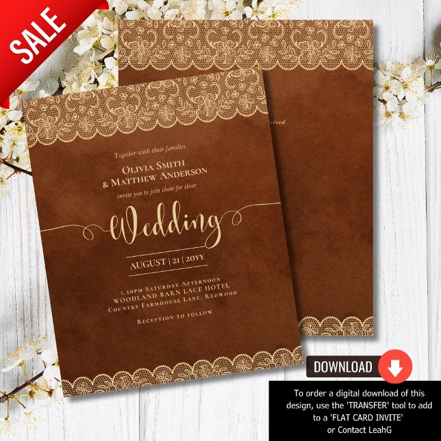 BUDGET Rustic Gold Lace Barn Farmhouse Wedding (Creator Uploaded)