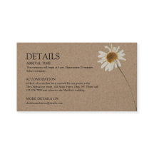 Budget Rustic Kraft Sunflower Wedding Details