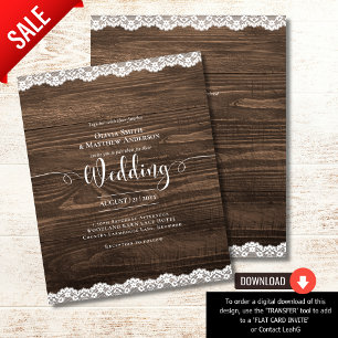 BUDGET Rustic Lace Barn Farmhouse Country Wedding