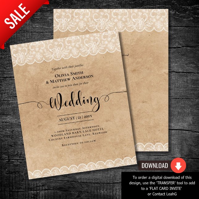 BUDGET Rustic Lace  Farmhouse Country Barn Wedding (Creator Uploaded)