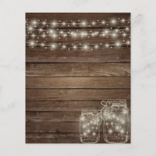 Budget Rustic Lights Mason Jars Cheapest Wedding