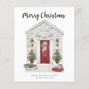 Budget Rustic Merry Christmas Country Home Flyer