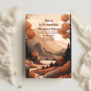 Budget Rustic Mountain Forest Evergreen Wedding