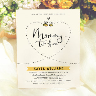Budget Rustic Mummy To Bee Baby Shower