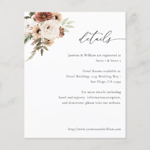 Budget Rustic Neutral Boho Floral Details S2 Flyer