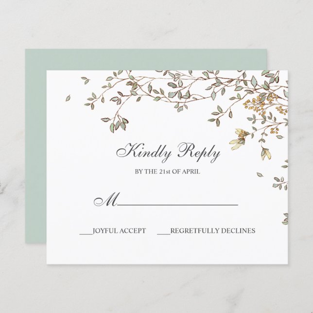 BUDGET Rustic  Summer Spring Garden Response (Front/Back)