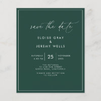 Budget Save the Date Flyer