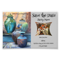 Budget Save the Date Party Invitation DT
