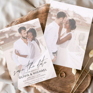 Budget Save the Date Photo Picture Wedding