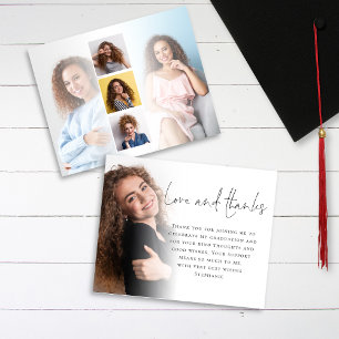 Budget Script 6 Photo Graduation Love Thanks